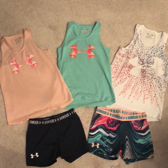 under armour short set